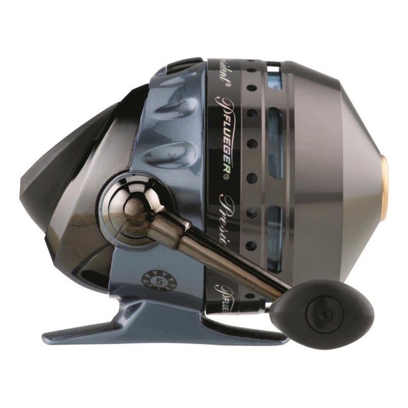 Pflueger President Spincast Reel, Size 6 Fishing Reel, Right/Left Handle Position, Aluminum Spool, Dial Drag System, Blue - Image 5